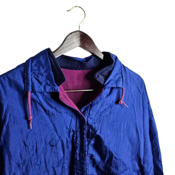 Vintage Reversible Cabin Creek Fleece/Satin Jacket. Perfect Condition! - Picture 7 of 8